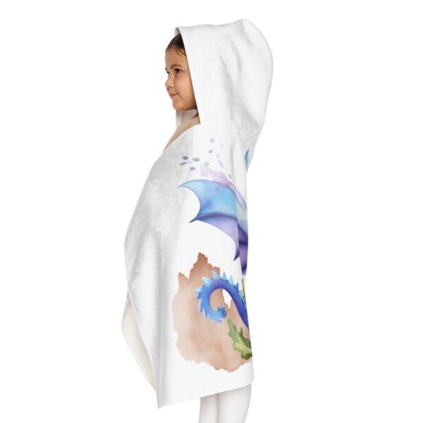 Kid’s Baby Dragon Hoodie Blanket – Youth Hooded Towel