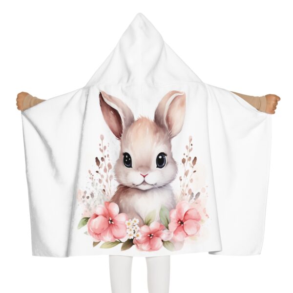 Kid’s Baby Bunny Hoodie Blanket – Youth Hooded Towel