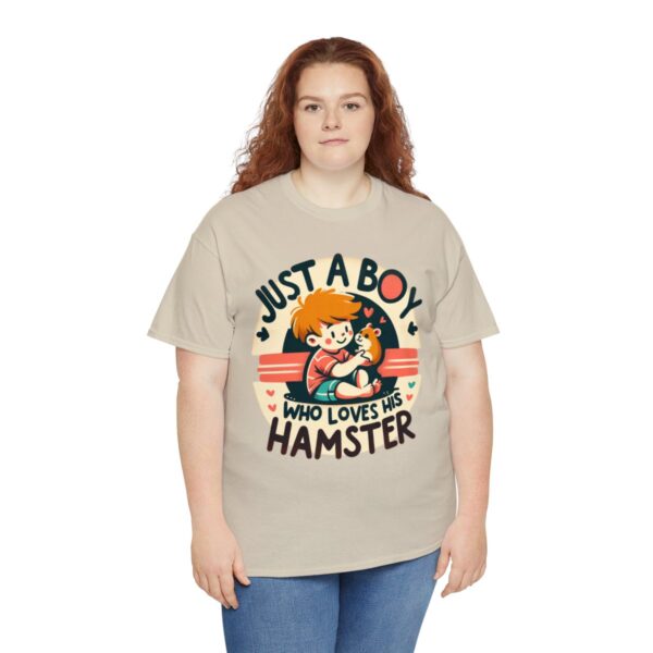 Just a Boy Who Loves Her Hamster T-Shirt