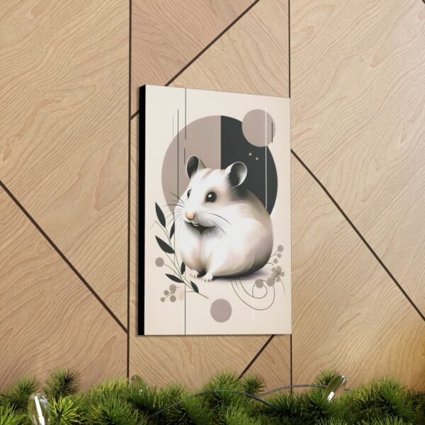 Hamster Minimalist Wall Art – Canvas Wraps 🎁🐹 🎨