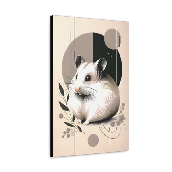 Hamster Minimalist Wall Art – Canvas Wraps 🎁🐹 🎨