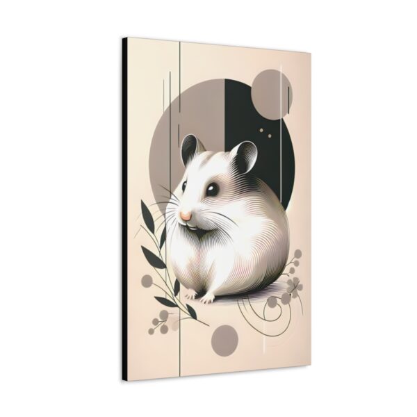 Hamster Minimalist Wall Art – Canvas Wraps 🎁🐹 🎨