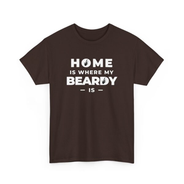 Home is Where My Beardy Is Heavy Cotton Tee