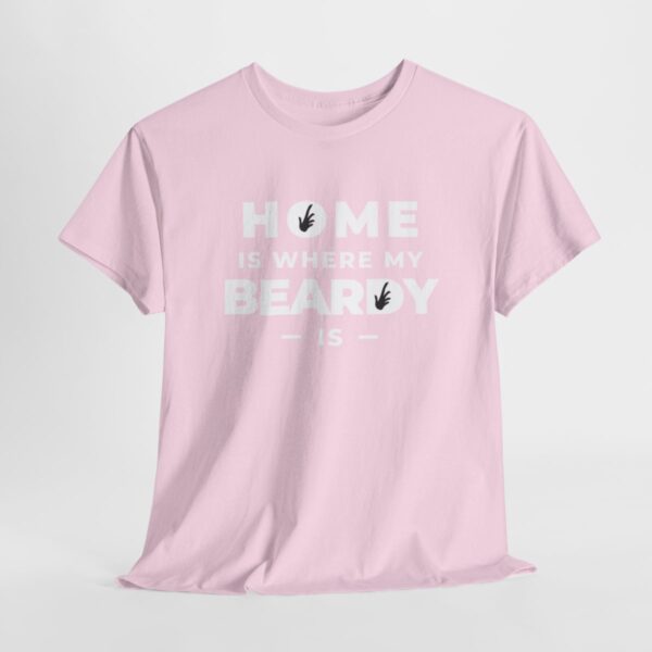 Home is Where My Beardy Is Heavy Cotton Tee