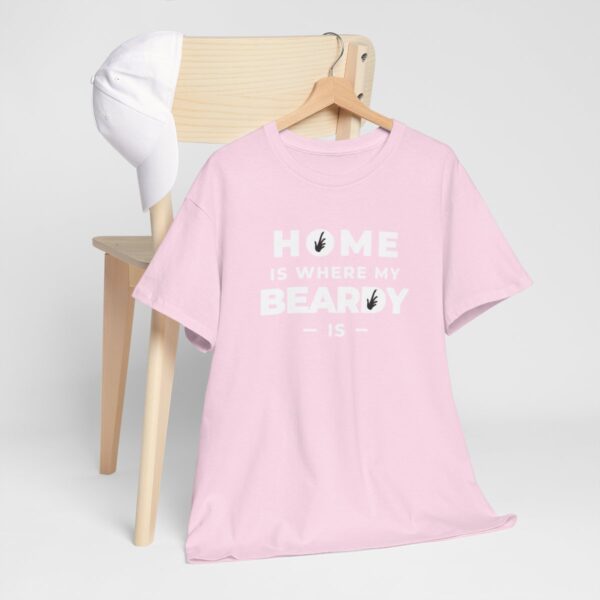 Home is Where My Beardy Is Heavy Cotton Tee