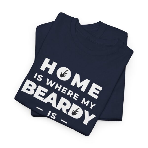 Home is Where My Beardy Is Heavy Cotton Tee