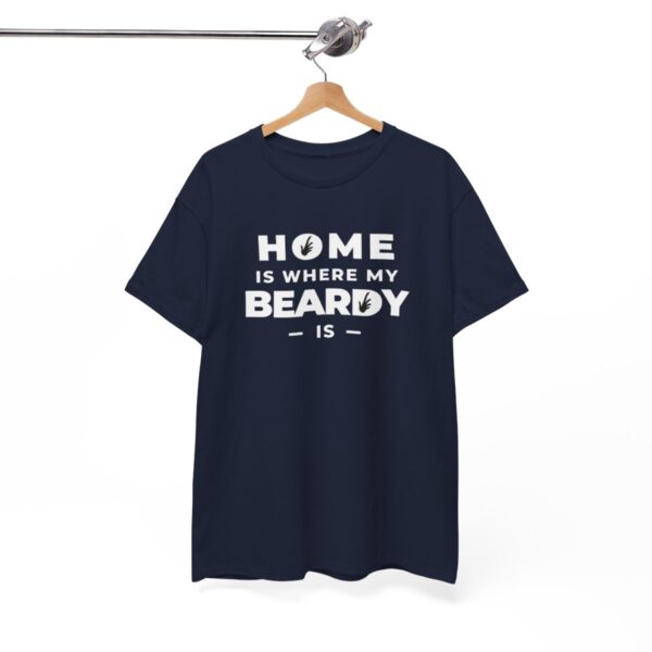 Home is Where My Beardy Is Heavy Cotton Tee