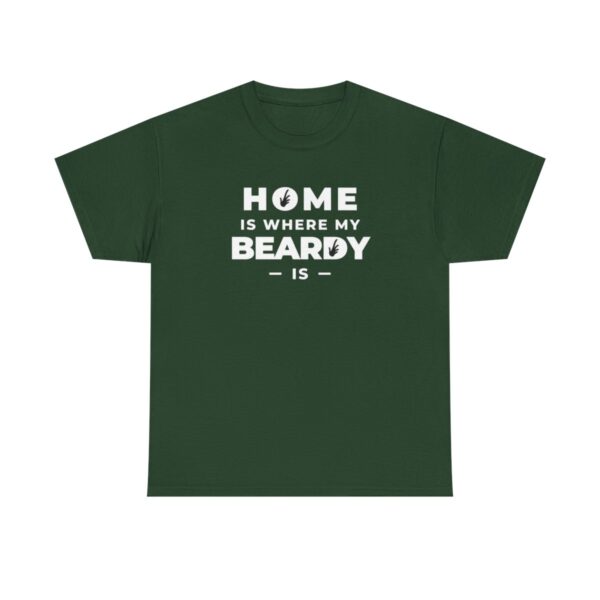 Home is Where My Beardy Is Heavy Cotton Tee