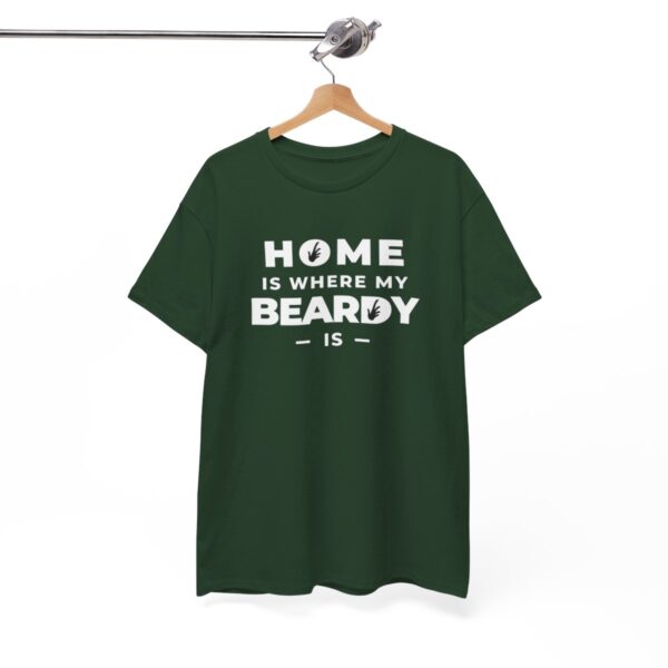 Home is Where My Beardy Is Heavy Cotton Tee