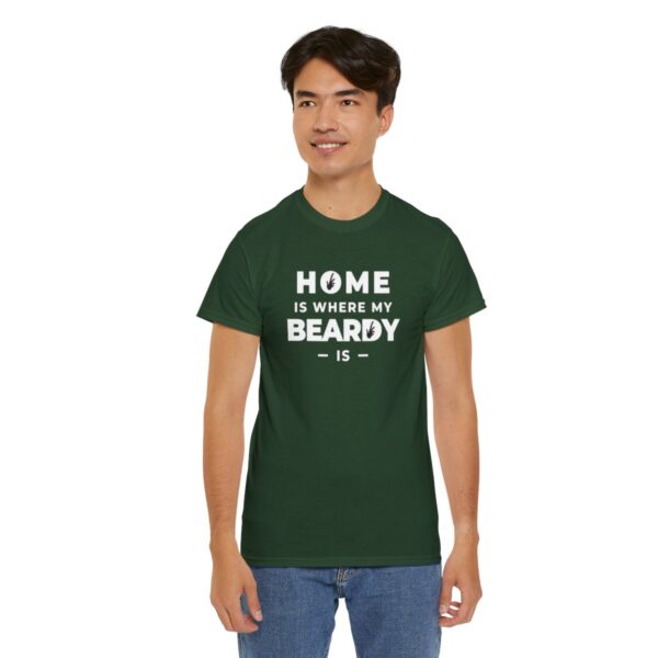 Home is Where My Beardy Is Heavy Cotton Tee