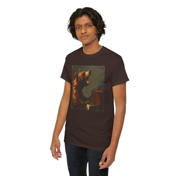 Grizzly Bear Playing the Piano T-Shirt