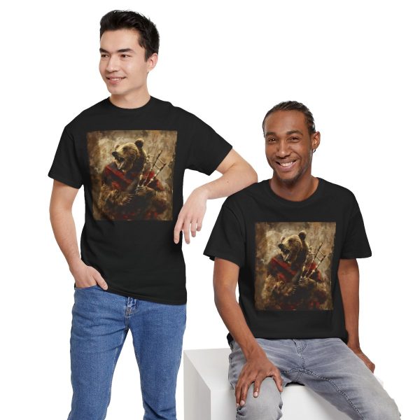 Grizzly Bear Playing the Bagpipes T-Shirt