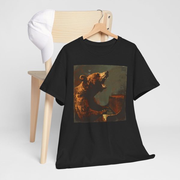 Grizzly Bear Playing the Piano T-Shirt
