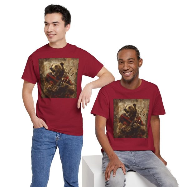 Grizzly Bear Playing the Bagpipes T-Shirt