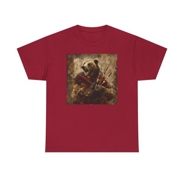 Grizzly Bear Playing the Bagpipes T-Shirt