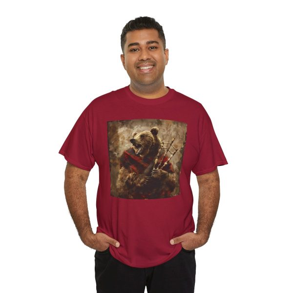 Grizzly Bear Playing the Bagpipes T-Shirt