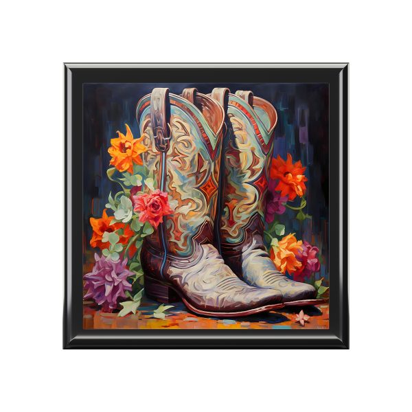 Cowgirl Boots Memory Box