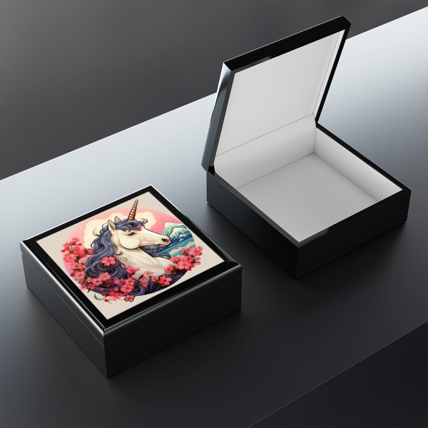 Japandi Unicorn Jewelry Box