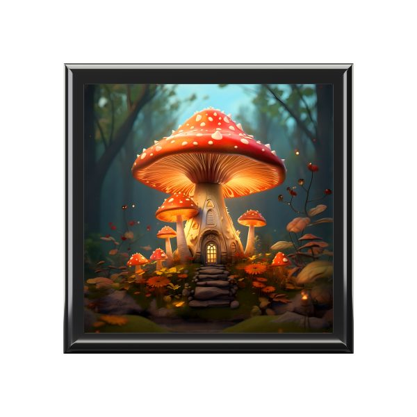 Mushroom Fairy Home Stash Box