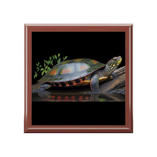 Painted Turtle Jewelry, Trinket, and Memory Box