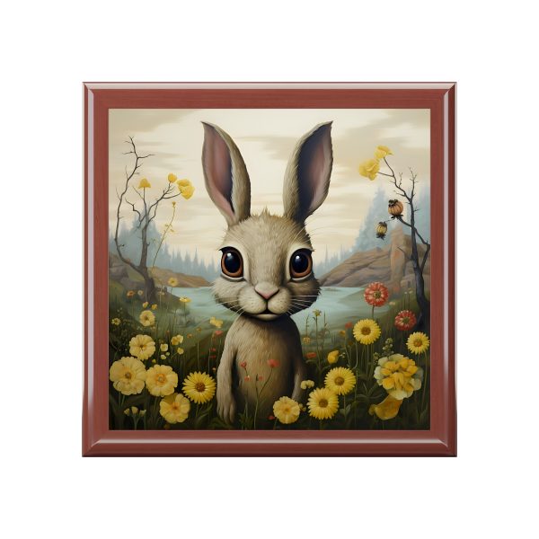Post Apocalyptic Bunny Rabbit Art Print Gift and Jewelry Box
