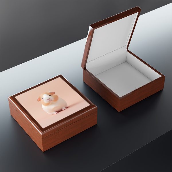 Minimalism Guinea Pig Art Print Gift and Jewelry Box