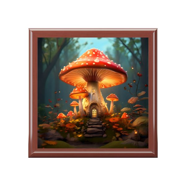 Mushroom Fairy Home Stash Box