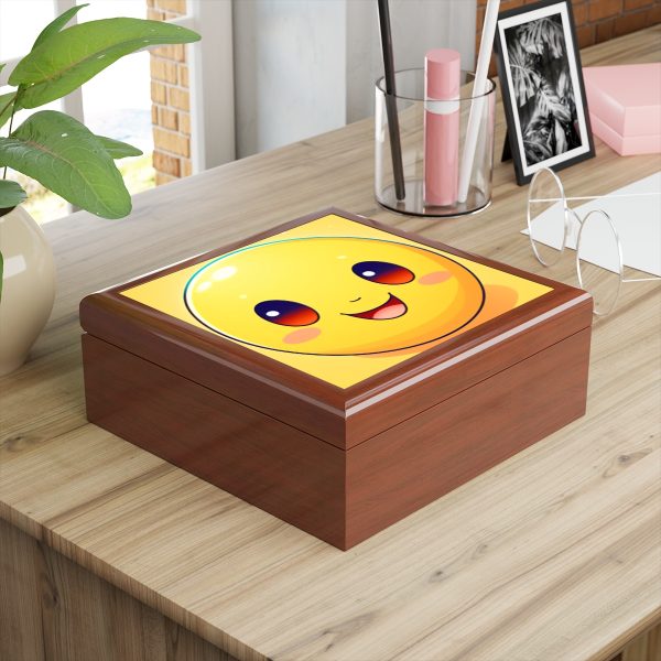 Cute Smiley Face Stash Box