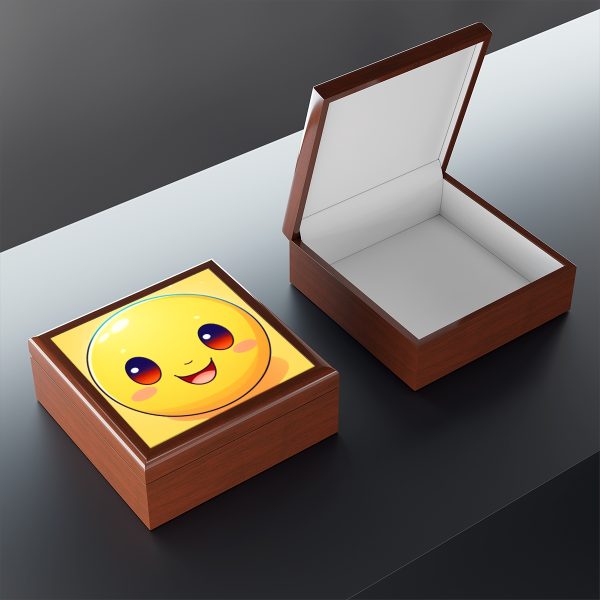 Cute Smiley Face Stash Box