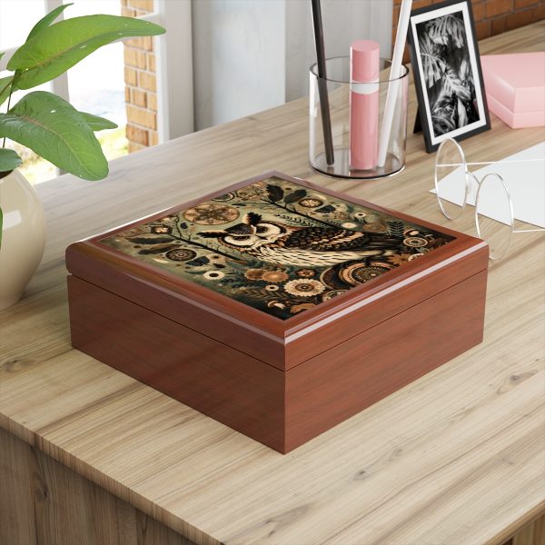 Vintage Owl Memory Box – Fairycore grunge style trinket box