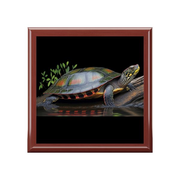 Painted Turtle Jewelry, Trinket, and Memory Box