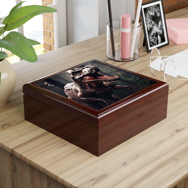 The Mighty T-Rex Art Print Gift and Jewelry Box