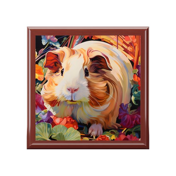 Impressionism Guinea Pig Art Print Gift and Jewelry Box