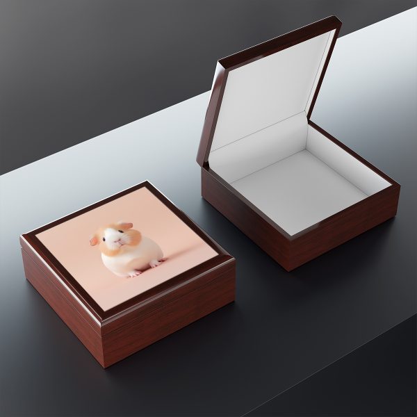 Minimalism Guinea Pig Art Print Gift and Jewelry Box