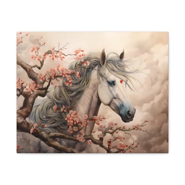A Mare Named “Cherry Blossom” Canvas Art Print