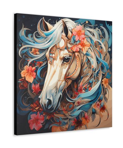75773 28 400x480 - Whimsical Horse Portrait Canvas Art Print