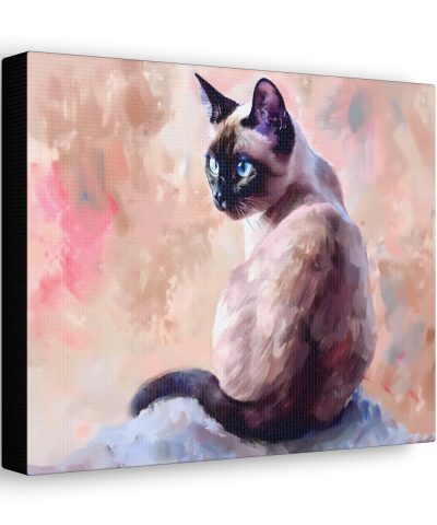 33721 43 400x480 - Curious Siamese Cat Canvas Art Print