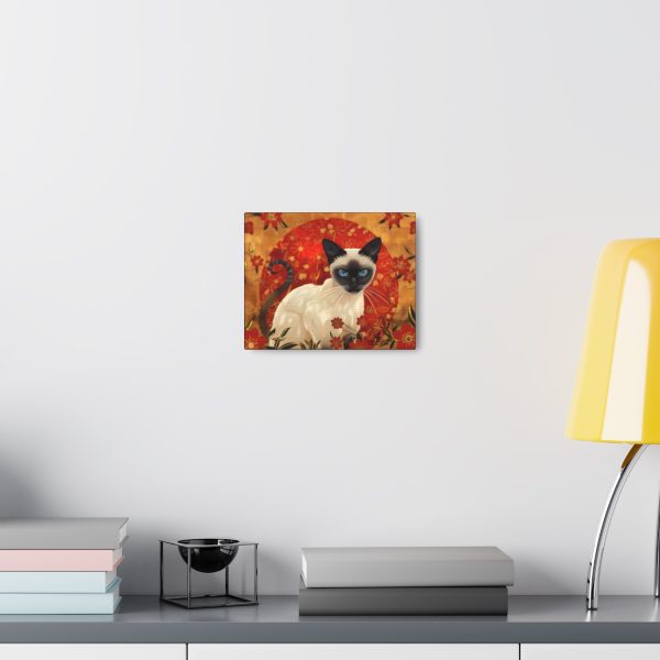 Asian Siamese Cat Canvas Art Print