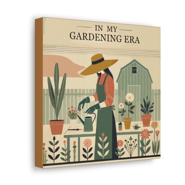 In My Gardening Era Canvas Art Print