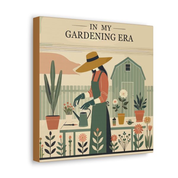 In My Gardening Era Canvas Art Print