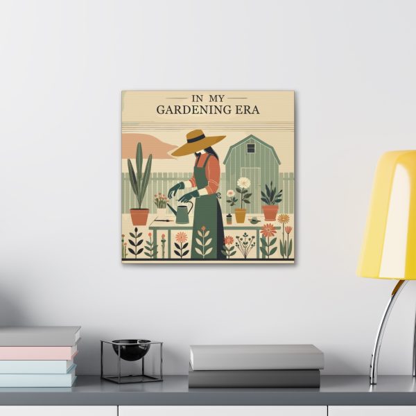 In My Gardening Era Canvas Art Print