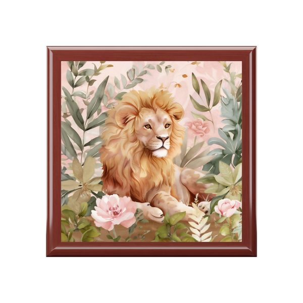 The Whimsical Lion Keepsake Box