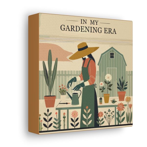 In My Gardening Era Canvas Art Print