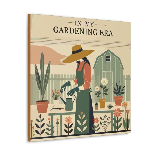 In My Gardening Era Canvas Art Print