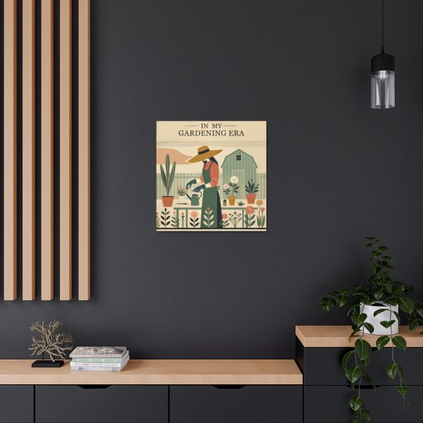 In My Gardening Era Canvas Art Print