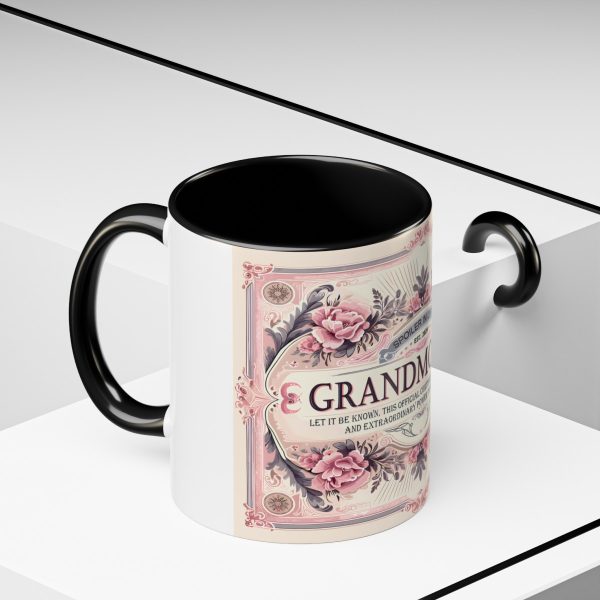 Celebrate Grandmother with a Memorable Keepsake: The Official Grandmother Certificate Coffee Mug