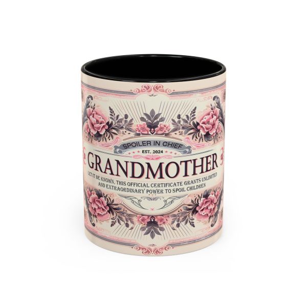 Celebrate Grandmother with a Memorable Keepsake: The Official Grandmother Certificate Coffee Mug