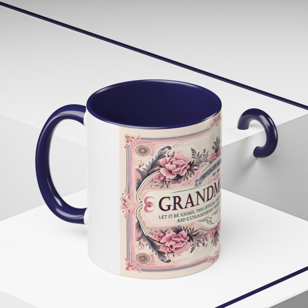 Celebrate Grandmother with a Memorable Keepsake: The Official Grandmother Certificate Coffee Mug