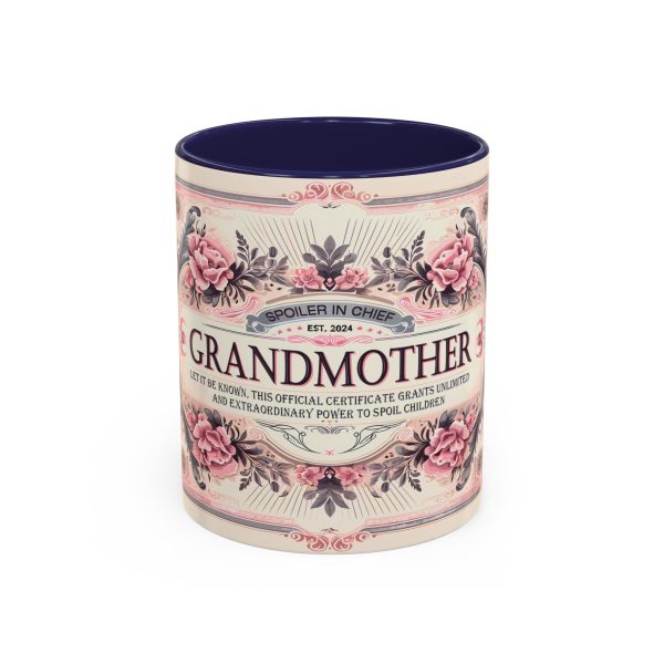 Celebrate Grandmother with a Memorable Keepsake: The Official Grandmother Certificate Coffee Mug