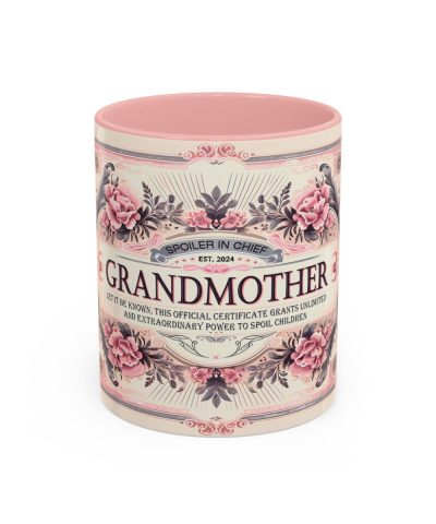 Celebrate Grandmother with a Memorable Keepsake: The Official Grandmother Certificate Coffee Mug
